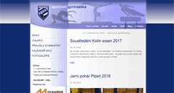 Desktop Screenshot of gymnastikacheb.cz